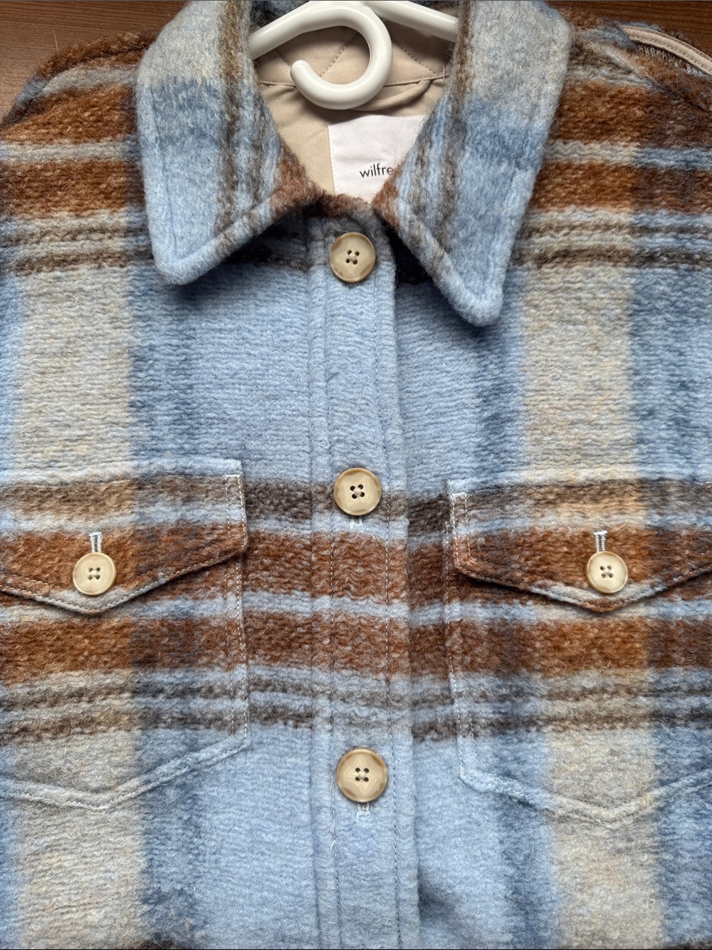 Aritzia Wilfred Free Ganna Shirt Jacket Size XS - Picture 4 of 16